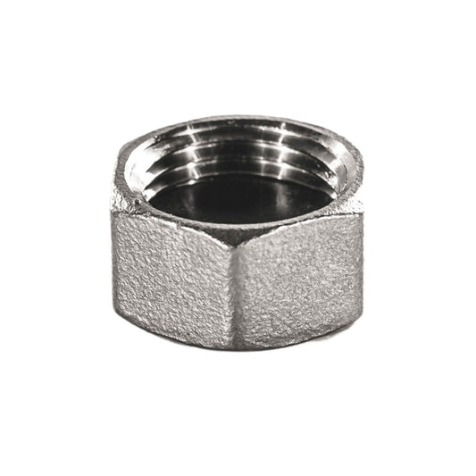 Stainless Steel #316 Waste Cap 1/2" (15mm)